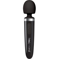 Bodywand Aqua Mini Rechargeable Wand Massager Black Cene