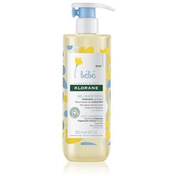 Klorane Bébé Calendula nježni gel za kupanje za djecu od rođenja s pumpicom 500 ml Cene