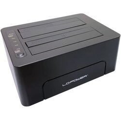 HDD DOCKING LC-DOCK-C-V2 USB3.1 Gen.1x1 2.5/3.5" /SSD Black Cene