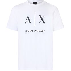Armani Exchange Majica črna / bela Cene