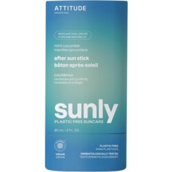 Attitude Sunly Plastic Free Suncare umirujuća krema poslije sunčanja Mint, Cucumber 60 g Cene