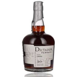 Dictador Kolumbija DICTADOR Rum Parrafo Pardo 2004 Vol. 41 % 0.7L Cene