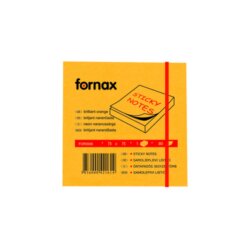 Post-it note blok 75mmx75mm FORNAX 80L neon narandžasti Cene
