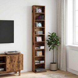 Cd ormar Staro drvo 33 x 23,5 x 175 cm Konstruirano drvo Cene