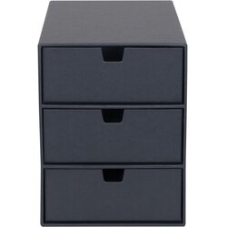 Bigso Box of Sweden tamno siva kutija s ladicama s 3 ladice Ingrid Cene