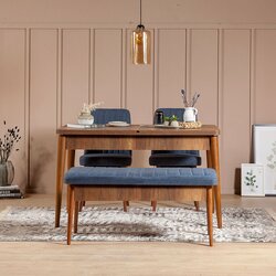  Trpezarijski set vina 1048 dark blue walnut Cene