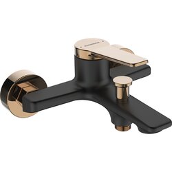 KUCHINOX Miješalica za kadu Alanis crna/rose gold Cene