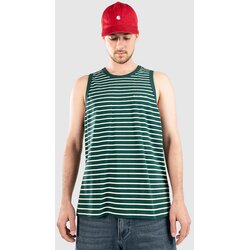 Blue Tomato Striped Majica brez rokavov green / white stripes Cene