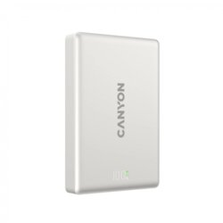 Canyon Magnetni Power Bank OnPower 511, 10.000 mAh, PD 20 W, Sivi Cijene