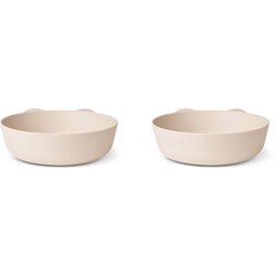 Liewood 2 dijelni set posudica od bio plastike solina rabbit sandy Cijene