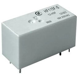 Hongfa Mrežni relej HF115F-S/012-HSF, 12 V/DC, 1 x radni k.,maks. 16 A, maks. 44 Cene