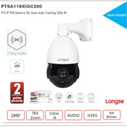Longse PTZ IP POE Kamera 2MP 18x Zoom 120m IR Auto Tracking Cene