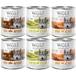 Wolf of Wilderness - mješovito pakiranje - 6 x 800 g: divlja svinja; piletina; janjetina Cene