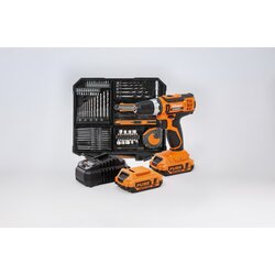 Villager FUSE Set u koferu VLN 3220 + baterija 2.0Ah + punjac 2,4A + 74 nastavka Cene