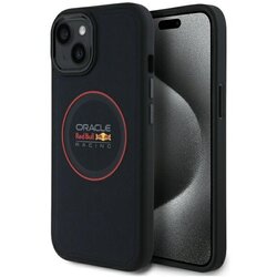Red Bull HARDCASE OVITEK ZA IPHONE 15 6.1 MAGSAFE NAVY BLUE USNJE, (21971530) Cene