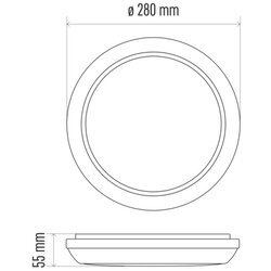 Emos led panel dori 28x4.8cm IP54/24W/NW ZM4312 Cene
