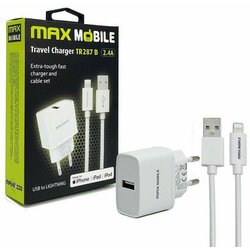 MM KUĆNI PUNJAČ SET 2U1 IPHONE LIGH.-USB 2.4A MFI Cene