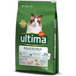Affinity Ultima Ultima Cat Hairball puretina i riža - 2 x 7,5 kg Cene