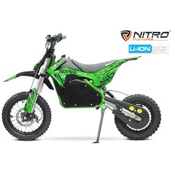 Nitro Motors Otroški motor Serval Eco 12/10 1200W 48V 15AH litij Zelena Cene