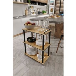 Hanah home Servant - Drveni Troler za Večeru od Hrasta Cene