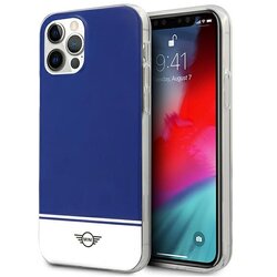 Mini Morris TRDI OVITEK ZA IPHONE 12 12 PRO 6.1 MORNO MODRA ČRTASTA, (21970757) Cene