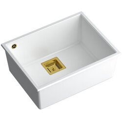 Quadron granitni umivalnik DAVID 50 White Cene