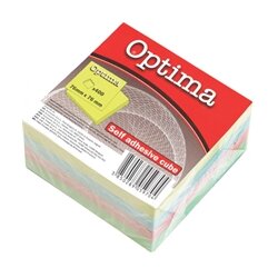 Optima Samoljepljivi listići u bloku (75 x 75), 4 boja, 400 listova Cene