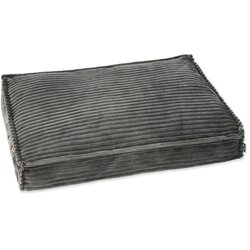 Plaček Pet Products Temno sivo ležišče za pse 80x50 cm Dog Fantasy Stripe – Cene