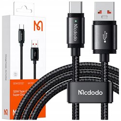 McDodo USB-C HITRI POLNILNI KABEL ZA SAMSUNG XIAOMI TIPA C 6A 120W 2M VODIL, (21747995) Cene