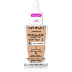 Wet'n wild Bare Focus Niacinamide Skin Tint lahki vlažilni tekoči puder odtenek Cream Beige 32 ml Cene