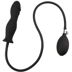 Erospace Inflatable Anal Plug Wild Play C6 Black Cene
