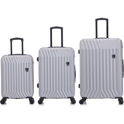 Semiline Unisex's 3-in-1 ABS Suitcases Set T5857-0 Cene