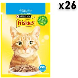 Friskies sos za mačke, losos, 26x85g Cene