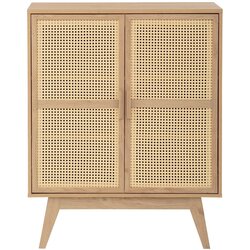 Støraa Ormarić u dekoru hrasta u prirodnoj boji 87x110 cm Bridget – Cene
