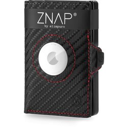slimpuro ZNAP Airtag Denarnica, 8 kartic, predal za kovance, 9 x 1,5 x 6 cm (Š x V x G), zaščita RFID Cene