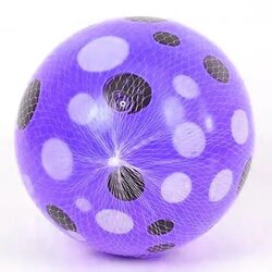 Magic Toys Modra gumijasta žoga s pikčastim vzorcem 23cm Cene