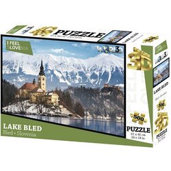 I Feel Slovenia 3D SESTAVLJANKA 500 kos - BLED Cene