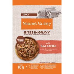 Nature’s Variety Nature's Variety Bites in Gravy Cat Adult losos v omaki, vrečka - 85 g 85 g Cene