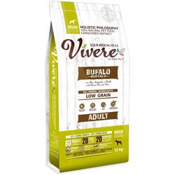 VIVERE Suva hrana za odrasle pse medium Buffalo, 12kg Cene