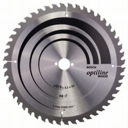 Bosch List kružne testere Optiline Wood 2608640673, 315 x 30 x 3,2 mm, 48 Cene