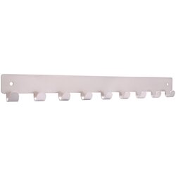 SIRO Zidna lajsna s kukicama (D x V: 366 x 41 mm, Broj kuka: 9 Kom., Poniklano) Cene