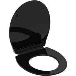 SCHÜTTE Deska za WC školjko SLIM BLACK duroplast, (20764651) Cene
