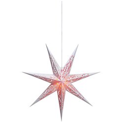 Markslöjd 703553 - Božićna dekoracija ELIN 1xE14/25W/230V bela/crvena 75 cm Cene