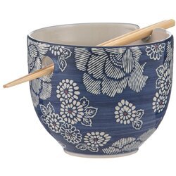 Ladelle Temno modra skleda iz kamenine ø 14,5 cm Nara – Cene