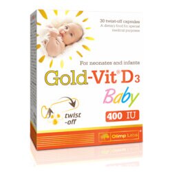 Olimp Labs PharmaZone Gold - Vitamin D3 Baby twist-off kapsule Cene