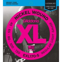 Daddario EXL170-5 45-130 žice za 5-žičani bas Cene