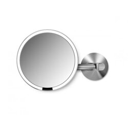 simplehuman ST3003 20cm-es (8 col) szenzoros fali tükör 5x nagyítással (fix bekötésű 100-240V) Cene