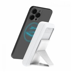 Celly power bank 10000 mAh magsafe ( magnetni stalak ) + kabl Type-A na Type-C bela ( 77009 ) Cene