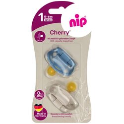 Nip laža višnjica, kaučuk, 0-6m, 2 kom, mix Cene