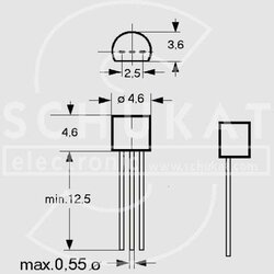 Schwick p+c gmbh Tranzistor NPN TO92 Cene